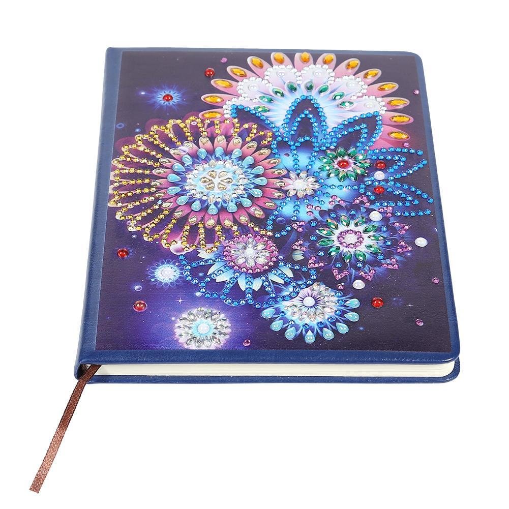 DIY Mandala Special Shaped Diamond Painting 100 Pages Notebook Sketchbook