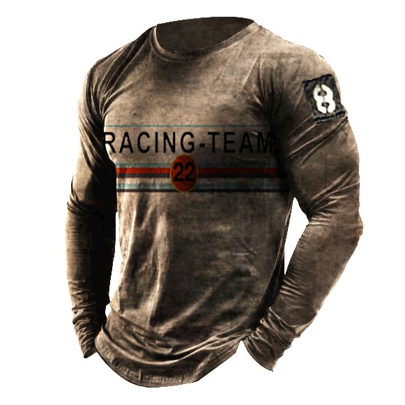 Mens Vintage Racing Team Retro T-Shirts / [viawink] /