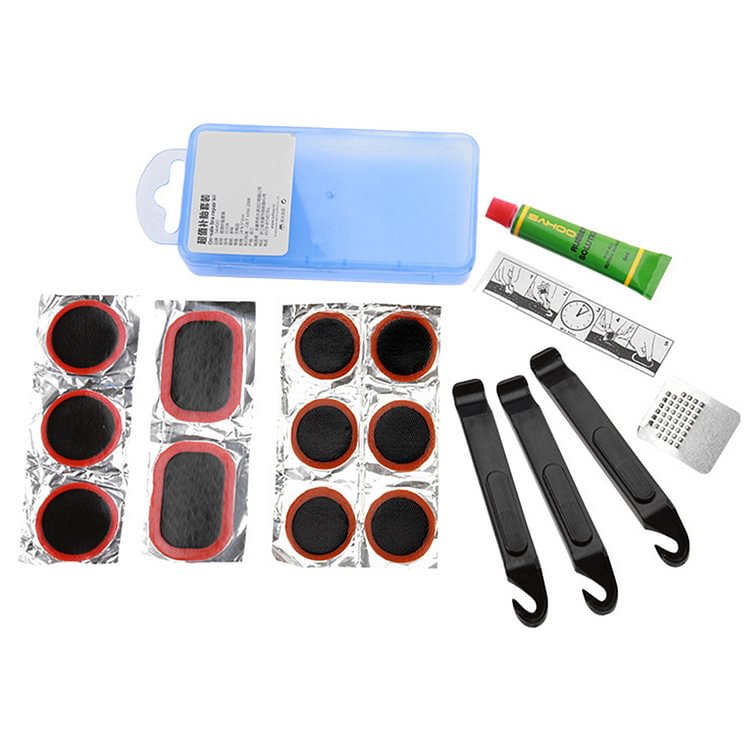 Cycling Tire Repair Tool Set MTB Mountain Bicycle Tyre Glue Rubber Patches