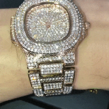 Iced Out Hiphop Jewelry Rhinestone Men Watch
