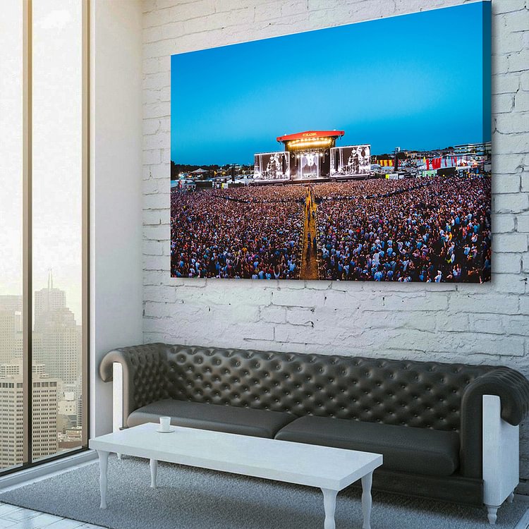 Reading Festivals Main Stage Canvas Wall Art