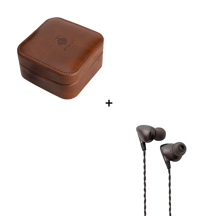 Hidizs EA01 Leather case + Seeds Earphones High Resolution Dynamic IEMs Bundles