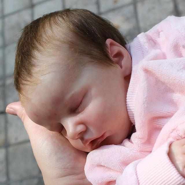 17" Sanne Realistic Truly Reborn Baby Girl Doll, Gift with Coos and "Heartbeat" 2022 -Creativegiftss® - [product_tag]