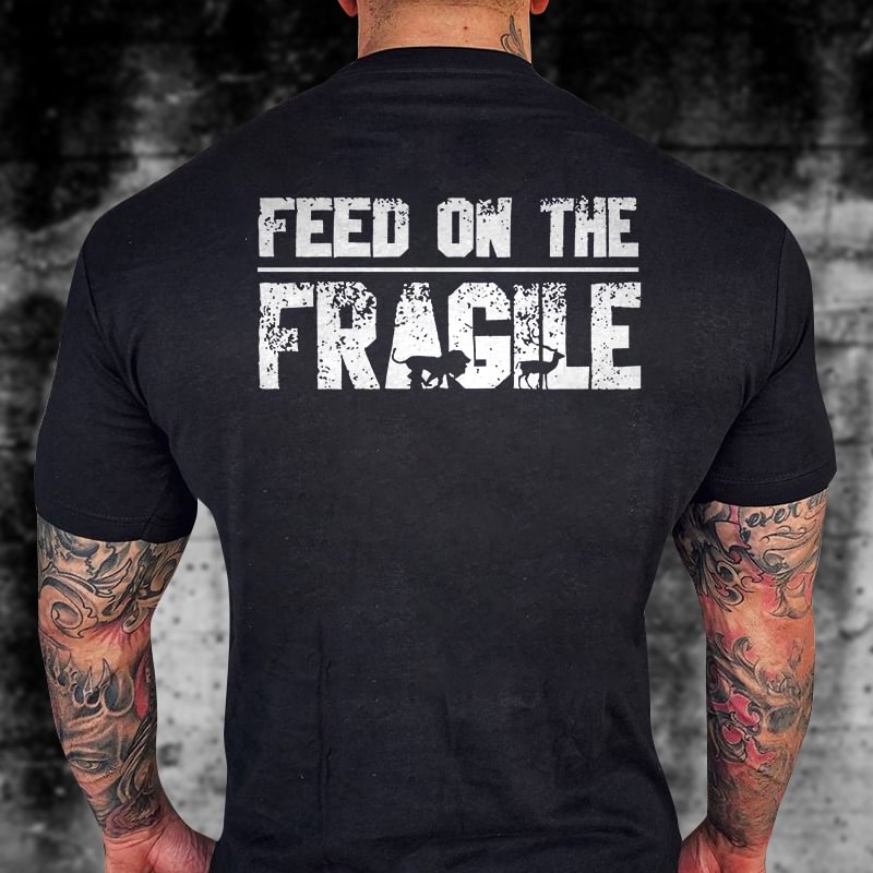 Livereid Feed On The Fragile Printed Men's T-shirt - Livereid