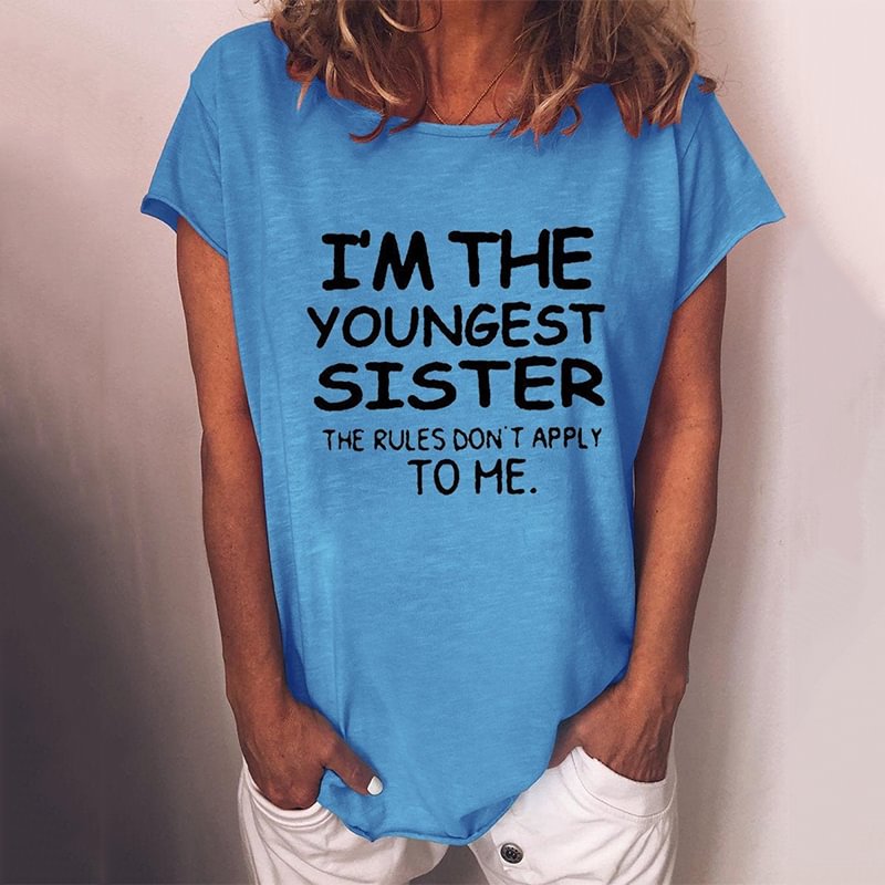 I'm The Youngest Sister Women's T-shirt