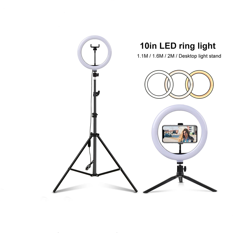12" Selfie Ring Light Tripod With Stand For Video Studio、14413221362536236236、sdecorshop