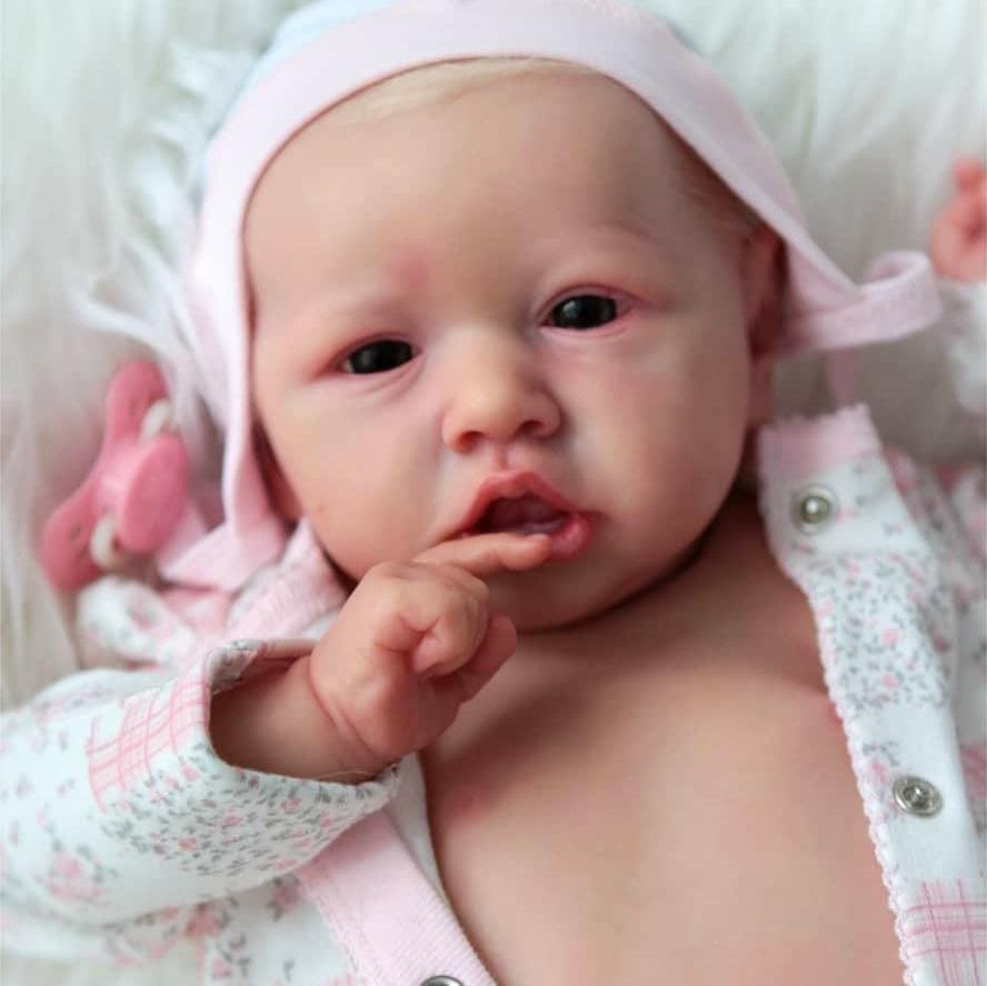 Reborn Painting, Realistic Baby Doll Mini Reborns 12 inch Lyla Silicone Baby Doll 2022 -Creativegiftss® - [product_tag]