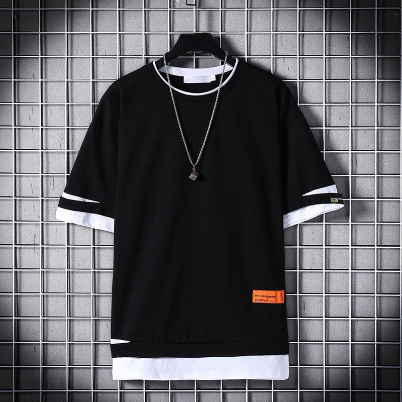 Contrast Two-piece T-shirts(2.0)