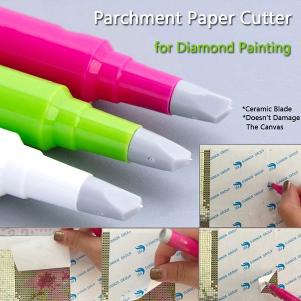 Diamond Painting Parchment Paper Cutter Ceramic Blade to Cut the Cover