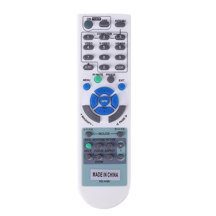 Remote Controller for NEC Projector V260X+ V300X+ V260 RD-448E RD-443E