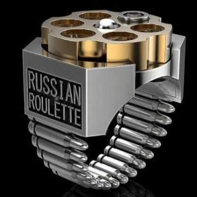 Russian Roulette Bullet Shaped Ring / Techwear Club / Techwear