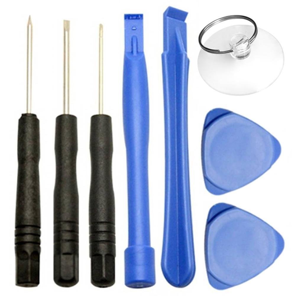 8 dans 1 téléphones cellulaires Ouverture Pry Repair Tool Suction Cup Screwdrivers Kits