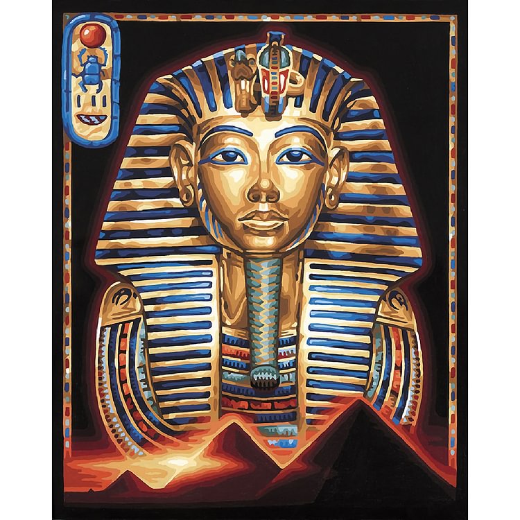 Egyptian Portrait - Round Drill Diamond Painting - 30*40CM