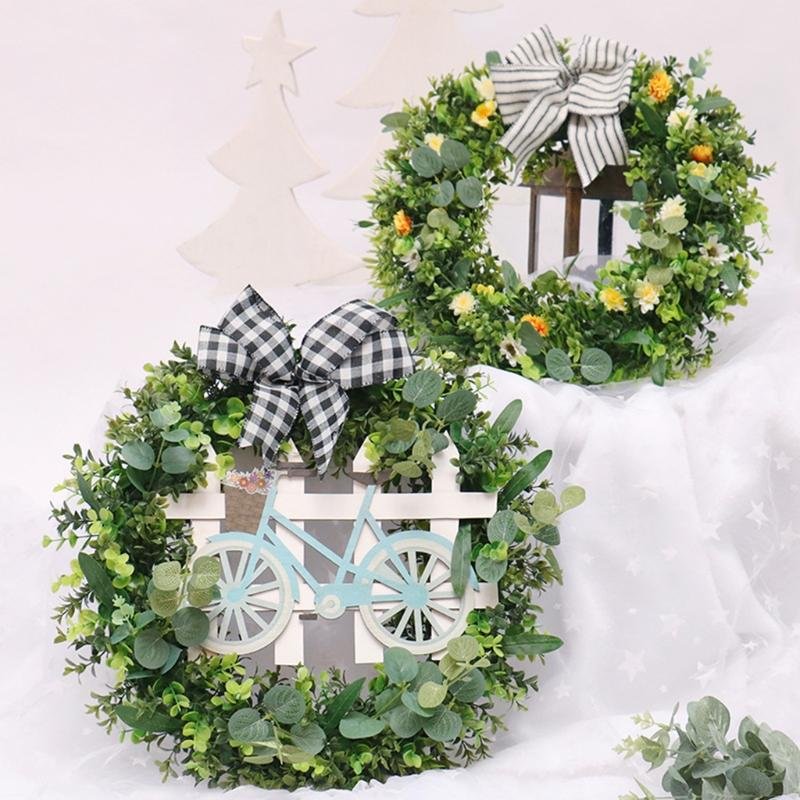 18.90in Artificial Wreath Flower Hanging Garland Wall Door Ornaments、shopify、sdecorshop
