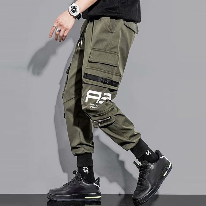 Casual Pocket Bunched Trousers / Techwear Club / Techwear