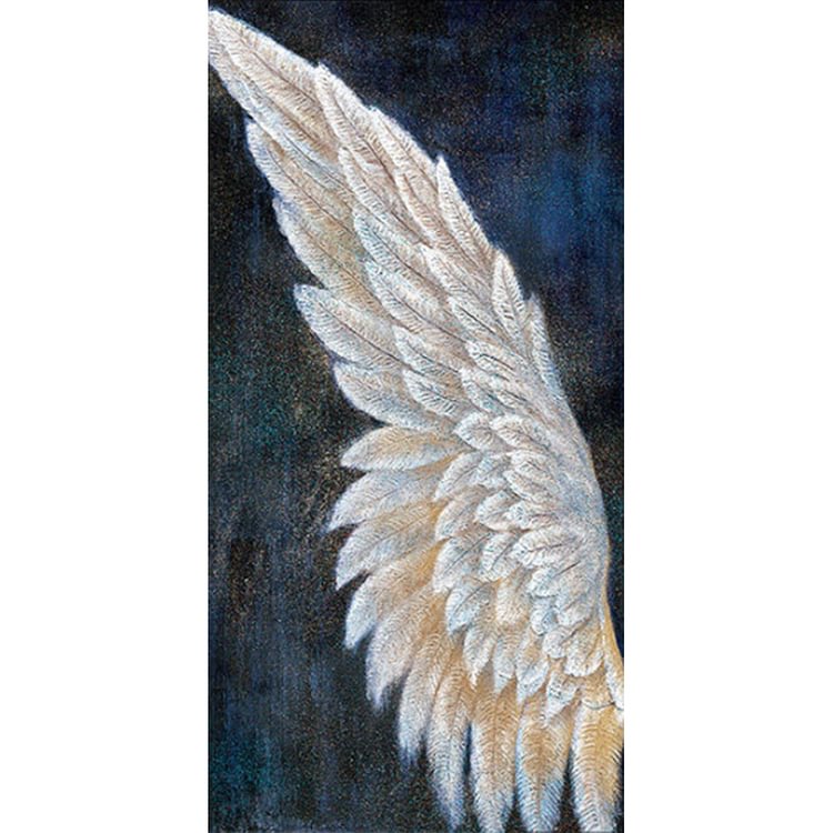 White Angel Wings - Square Drill Diamond Painting - 40*80CM (Big Size)