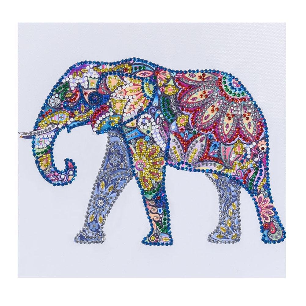 Partial Special Shaped Diamond Painting Elephant  Kit