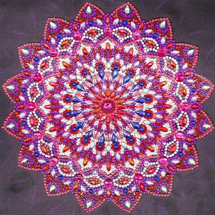 Mandala - Special Shaped Diamond Painting - 30*30CM