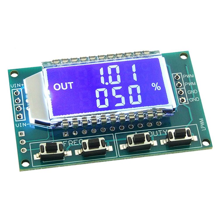 Signal Generator Pwm Pulse Frequency Duty Cycle Adjust Module Lcd Display