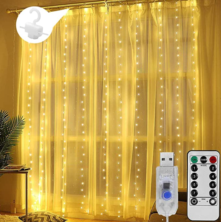 Curtain Decorative String Light With Remote Control