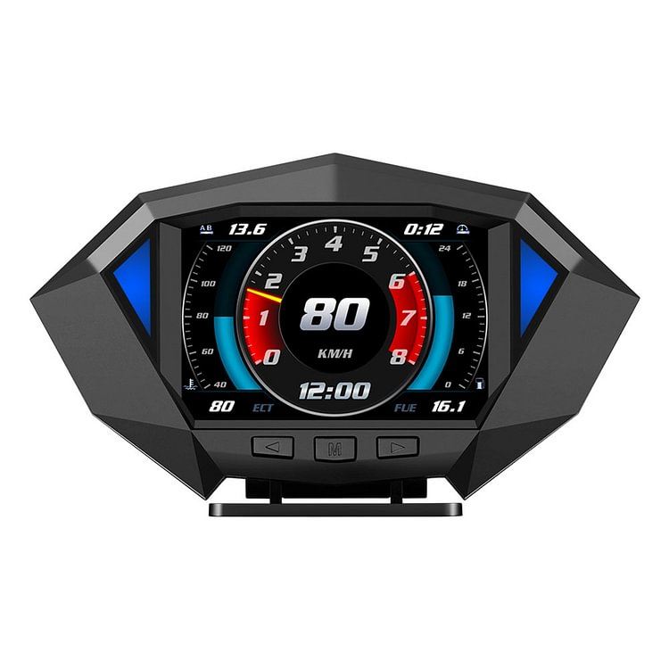 P1 Auto HUD Head-Up Display Dual System GPS OBD2 Speedometer Head Up Display
