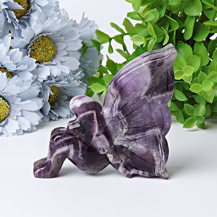 3.5" Dream Amethyst Fairy Crystal Carvings Crystal wholesale suppliers
