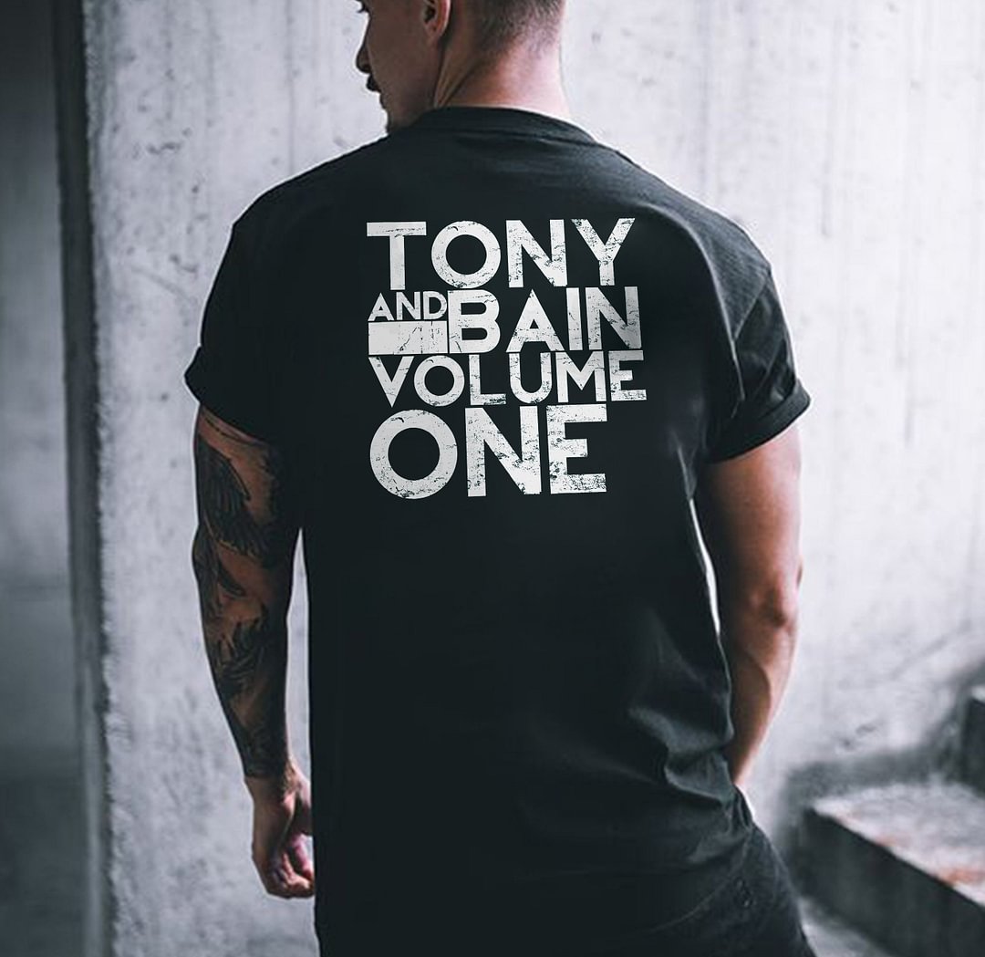 Tony And Bain Volume One Printed T-shirt - Cloeinc