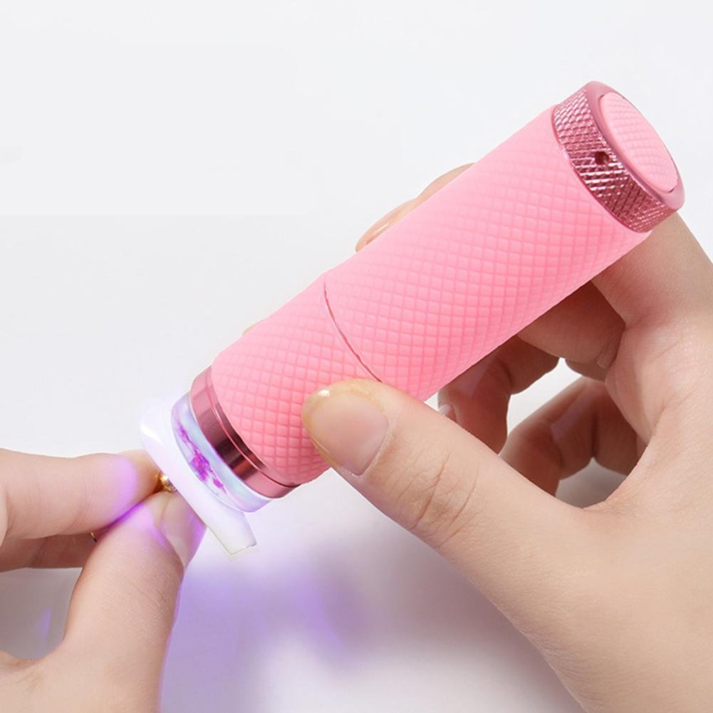 Mini Handheld Nail Art UV Press Light - vzzhome