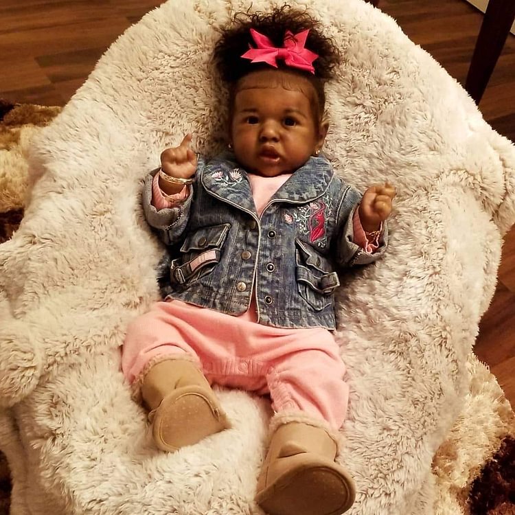  20'' Heidi Truly Black African American Reborn Toddler Baby Doll Girl - Reborndollsshop.com®-Reborndollsshop®