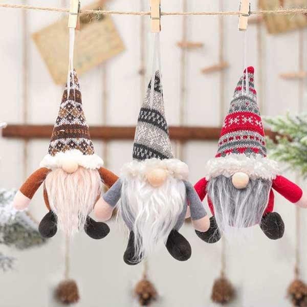Good Old Christmas Gnomes Hanging Decoration