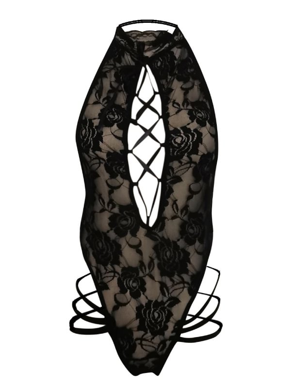 Suspenders Rose Nightdresses Fun Underwear-Icossi