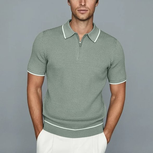 Mens fashion solid color polo shirt / [viawink] /