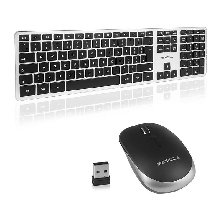 109 Full-Size Wireless Keyboard and Mouse Set