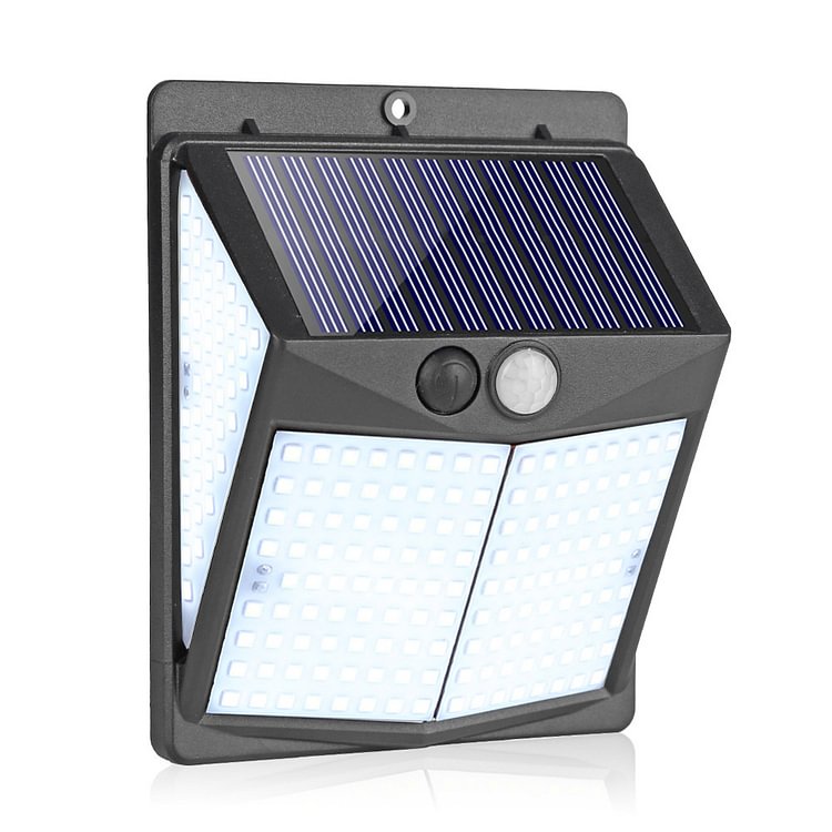 238LED Solar Wall Lamp Waterproof Motion Sensor Outdoor Garden Decor Light