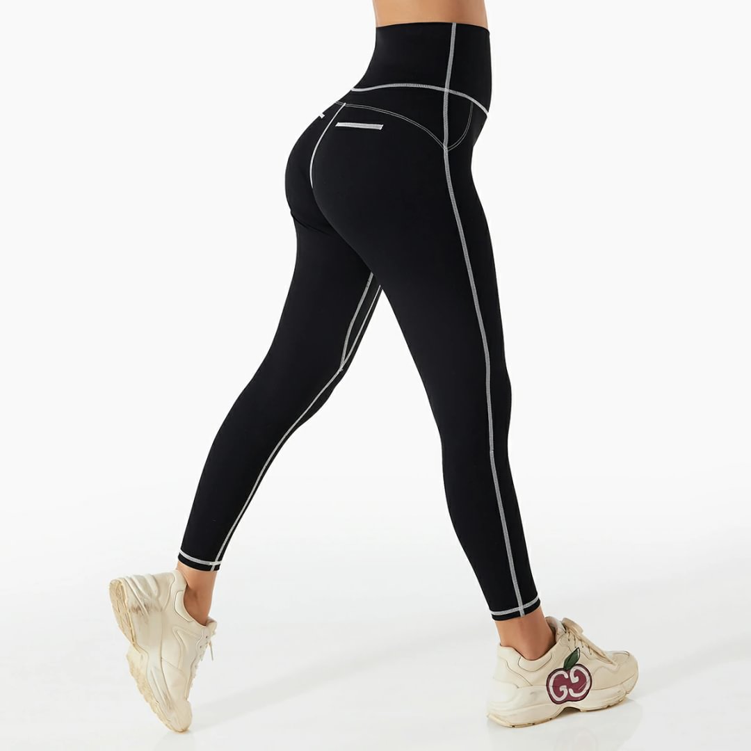 Black bum leggings tiktok at Hergymclothing sportswear online shop