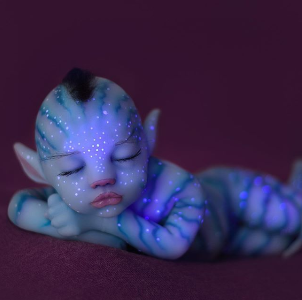 Real Life Avatar Reborn Doll Shop 20'' Reborn Afra Handmade Fantasy Baby Doll 2022 -jizhi® - [product_tag]
