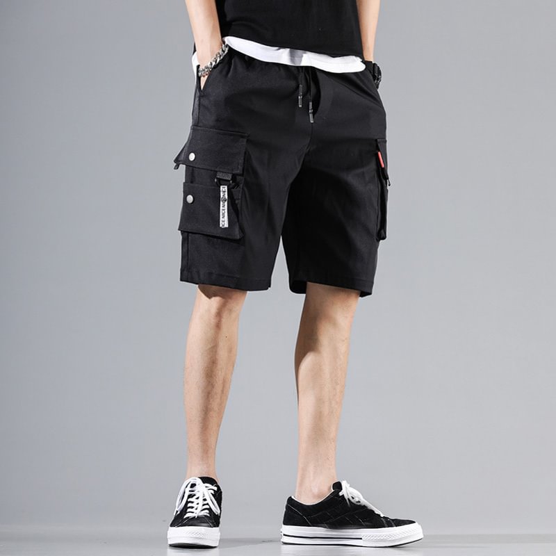 Summer Cotton Multi Pocket Workwear Casual Sports Beach Shorts / Techwear Club / Techwear