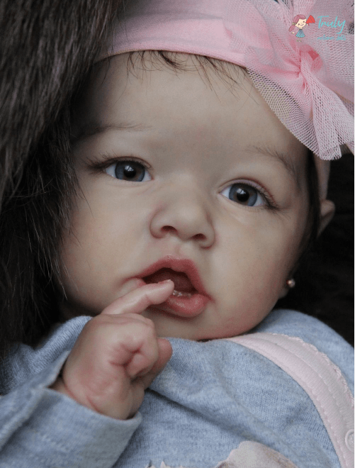 Mini Newborn Reborns Full Silicone Girl 12'' Realistic Reborn Baby Doll Ida 2022- Art Doll -Creativegiftss® - [product_tag]