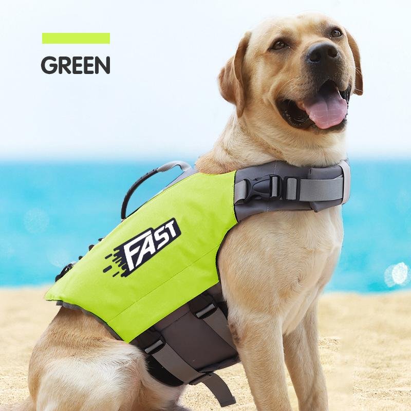 Dog Life Jackets Adjustable Preserver Vest-VESSFUL