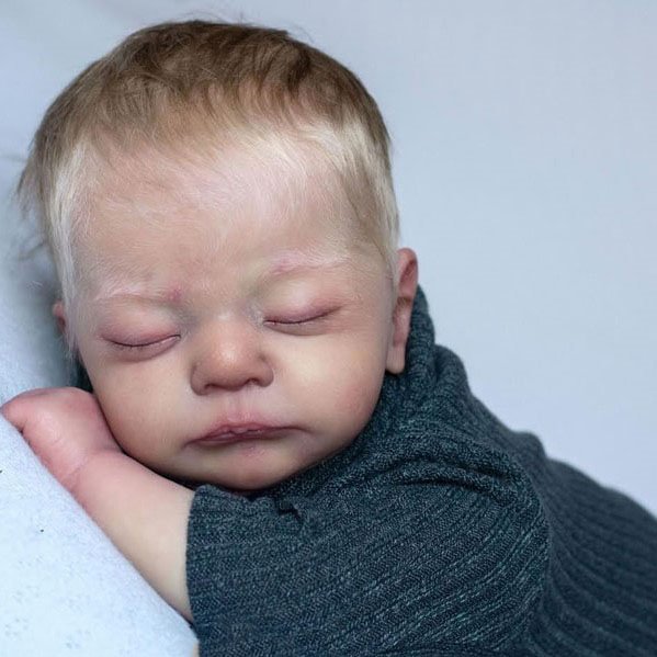 Mini 12" Cute Real Lifelike Sleeping Silicone Reborn Boy Gavin