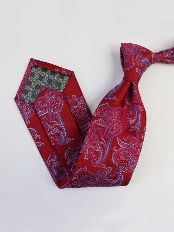 Peisley Red Silk Tie-Real Silk Life