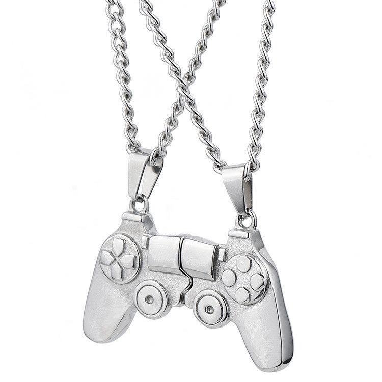 Game Controller Magnetic Necklaces BFF Couples-Mayoulove