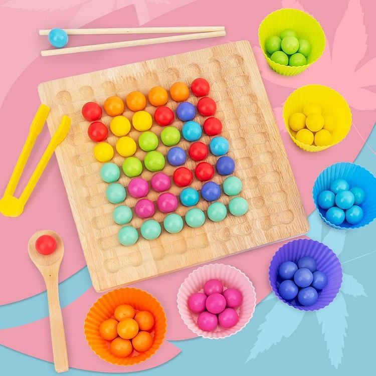 Wooden Go Games Set Dots Shuttle Beads Board Games-Mayoulove