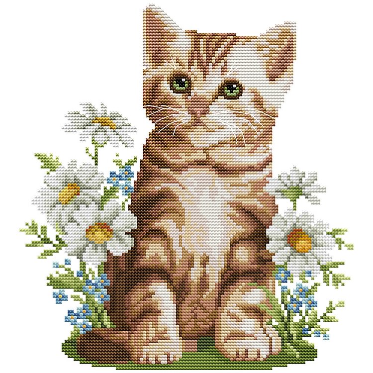 (Counted/Stamped)Animal  - Cross Stitch  28*30CM