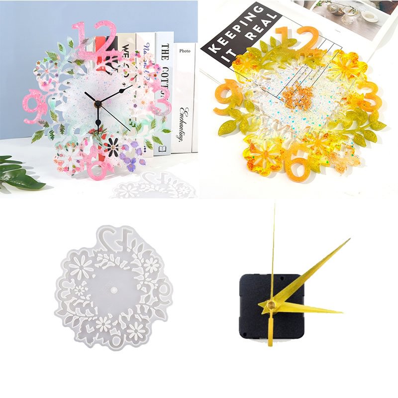 Flower Clock Resin Molds Kits