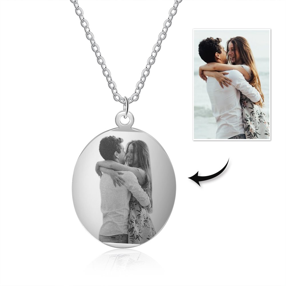 Personalized Picture Necklace Custom Picture Charm, Custom Necklace with Picture