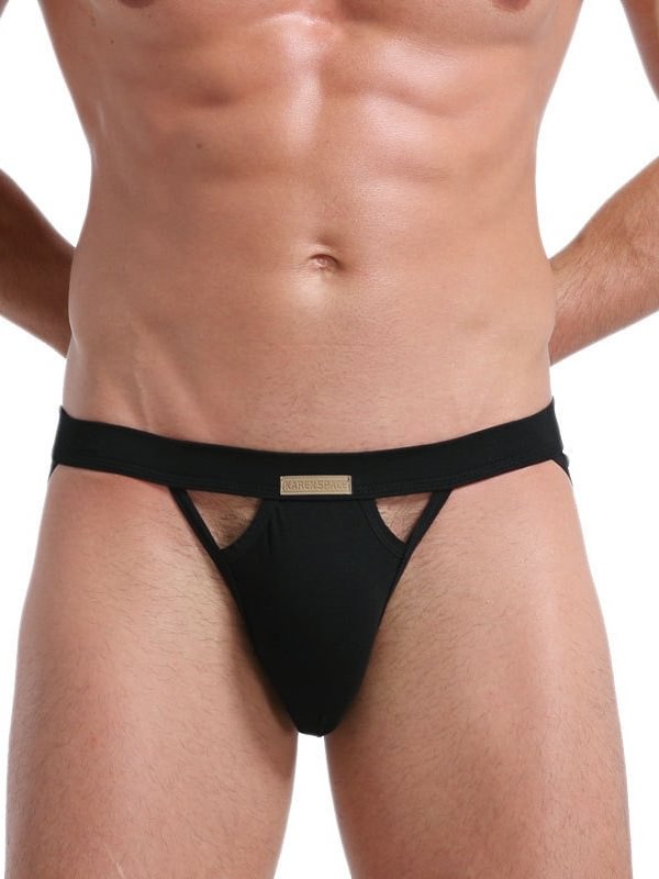 Men‘s Cotton Triangle Back Empty Thong-Icossi