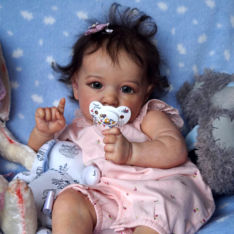  [Heartbeat💖 & Sound🔊]  20'' Reborn Baby Doll Girl Melody, Reborn Baby Dolls Gifts for Ages 3+, Real Life Dolls Toy - Reborndollsshop.com-Reborndollsshop®