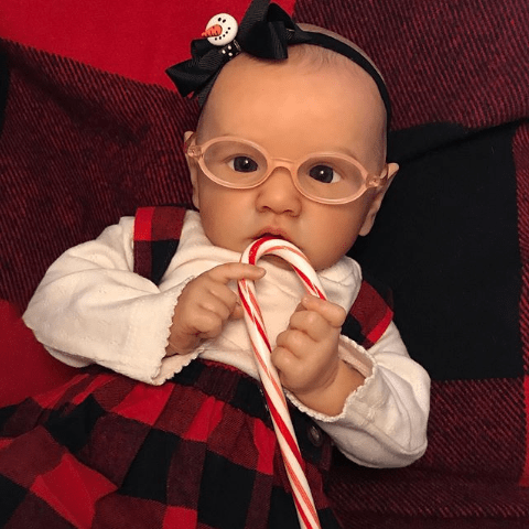 Handmade Reborn Weighted Baby,12" Realistic Lifelike Reborn Baby Girl Doll Palmer -Best Holiday Idea Gift by Creativegiftss® -Creativegiftss® - [product_tag]