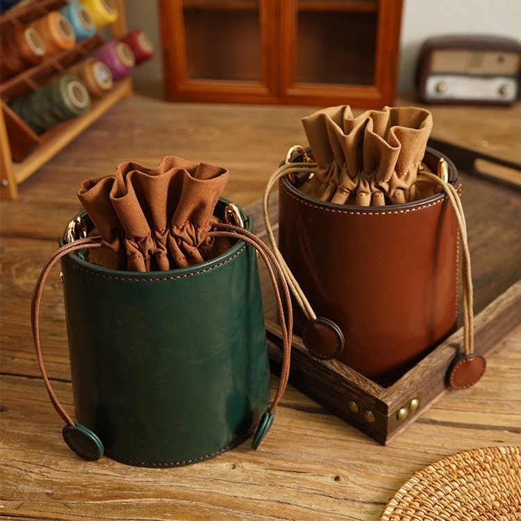Leather Bucket Bag DIY Kit
